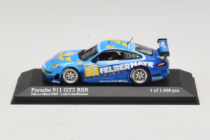 Porsche 911 GT3 R #77 M. Lieb / R. Lietz / W. Henzler 24 Hours of Le Mans 2009 Minichamps 1:43 400096977 Metalli