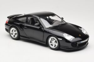 Porsche 911 996 Turbo Musta Bburago 1:18 18-12030 Metalli — kuva 6 / 8