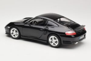Porsche 911 996 Turbo Musta Bburago 1:18 18-12030 Metalli — kuva 7 / 8