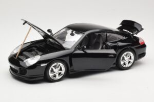 Porsche 911 996 Turbo Musta Bburago 1:18 18-12030 Metalli — kuva 2 / 8