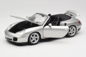 Porsche 911 996 Turbo Kabriolet Hopea Maisto 1:18 31660 Metalli — kuva 2 / 8