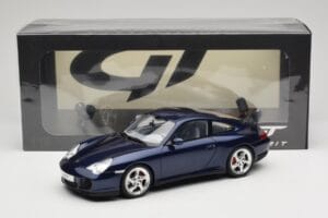 Porsche 911 996.2 Carrera 4S Tummansininen GT Spirit 1:18 GT938 Hartsi — kuva 6 / 6