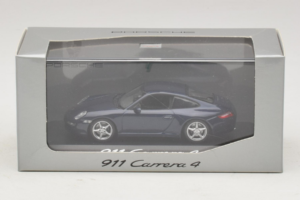 Porsche 911 997 Carrera 4 Dark Blue Metallic Minichamps 1:43 WAP02010016 Metalli — kuva 3 / 3