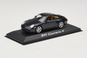 Porsche 911 997 Carrera 4 Dark Blue Metallic Minichamps 1:43 WAP02001518 Metalli — kuva 2 / 4