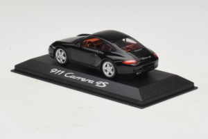 Porsche 911 997 Carrera 4S Musta Minichamps 1:43 WAP02010116 Metalli — kuva 3 / 4