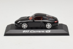 Porsche 911 997 Carrera 4S Musta Minichamps 1:43 WAP02010116 Metalli