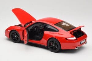 Porsche 911 997 Carrera 4S Punainen Norev 1:18 187510 Metalli — kuva 5 / 8