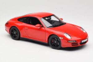 Porsche 911 997 Carrera 4S Punainen Norev 1:18 187510 Metalli — kuva 6 / 8