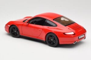 Porsche 911 997 Carrera 4S Punainen Norev 1:18 187510 Metalli — kuva 7 / 8