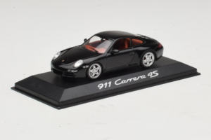 Porsche 911 997 Carrera 4S Tummansininen Minichamps 1:43 WAP02011615 Metalli — kuva 2 / 4