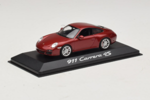 Porsche 911 997 Carrera 4S Punainen Minichamps 1:43 WAP02001718 Metalli — kuva 2 / 4