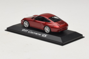 Porsche 911 997 Carrera 4S Punainen Minichamps 1:43 WAP02001718 Metalli — kuva 3 / 4