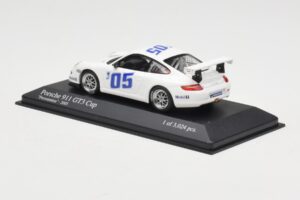 Porsche 911 997 GT3 Cup #5 Presentation 2005 Minichamps 1:43 400056400 Metalli — kuva 3 / 4