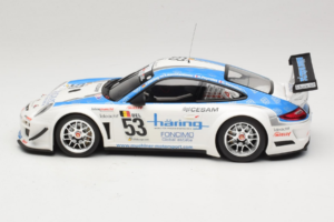Porsche 911 997 GT3 R #53 Muhlner Motorsport P-Y. Vannelet / U. Peyroles Class Winners 24 Hours of Spa 2010 Minichamps 1:18 1 — kuva 3 / 6