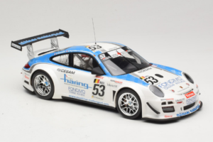 Porsche 911 997 GT3 R #53 Muhlner Motorsport P-Y. Vannelet / U. Peyroles Class Winners 24 Hours of Spa 2010 Minichamps 1:18 1 — kuva 4 / 6