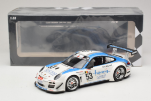 Porsche 911 997 GT3 R #53 Muhlner Motorsport P-Y. Vannelet / U. Peyroles Class Winners 24 Hours of Spa 2010 Minichamps 1:18 1 — kuva 6 / 6