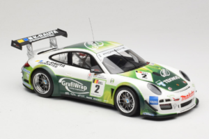 Porsche 911 997 GT3 R #2 Prospeed Competition B. Heylen / P. Lappalainen FIA GT3 2011 Minichamps 1:18 151118902 Metalli — kuva 4 / 6