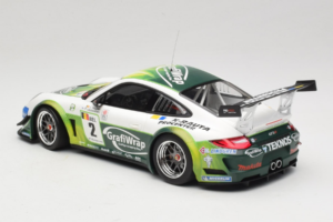 Porsche 911 997 GT3 R #2 Prospeed Competition B. Heylen / P. Lappalainen FIA GT3 2011 Minichamps 1:18 151118902 Metalli — kuva 5 / 6