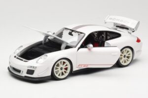 Porsche 911 997 GT3 RS 4.0 Valkoinen Bburago 1:18 18-11036 Metalli — kuva 2 / 8