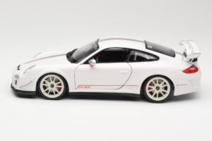 Porsche 911 997 GT3 RS 4.0 Valkoinen Bburago 1:18 18-11036 Metalli — kuva 4 / 8
