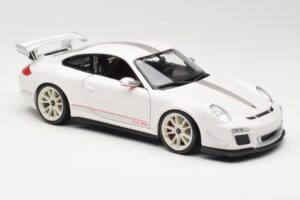 Porsche 911 997 GT3 RS 4.0 Valkoinen Bburago 1:18 18-11036 Metalli — kuva 6 / 8