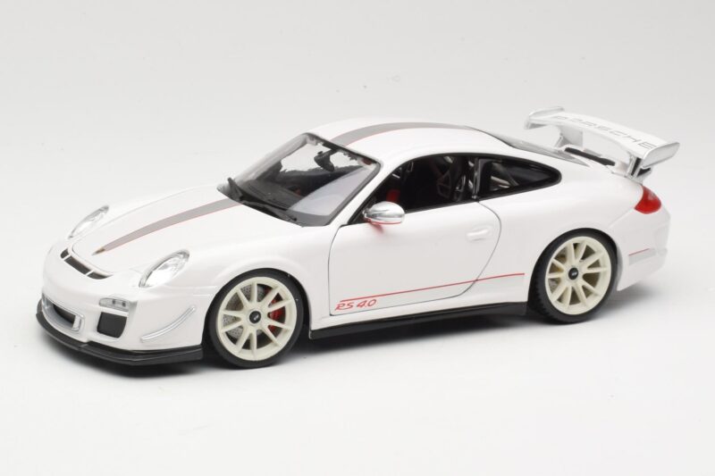 Porsche 911 997 GT3 RS 4.0 Valkoinen Bburago 1:18 18-11036 Metalli