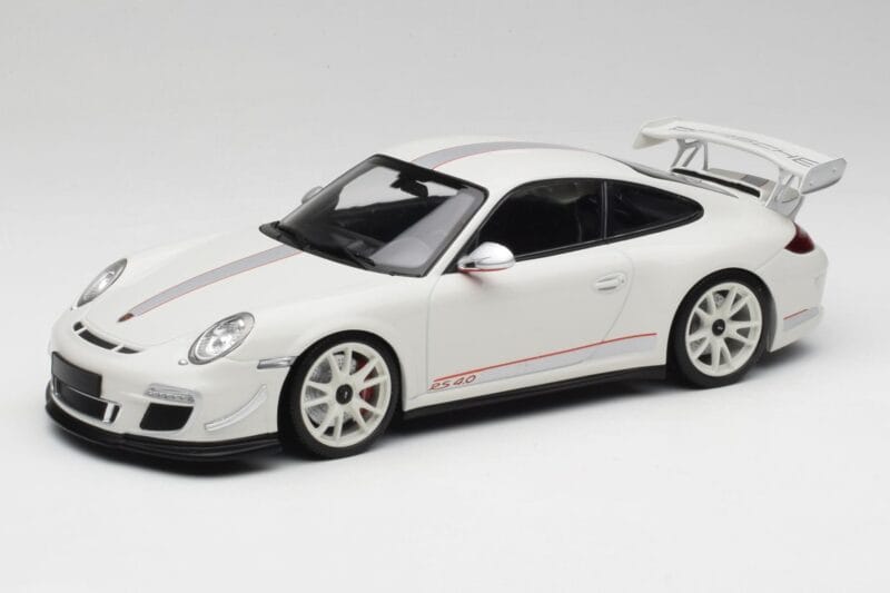 Porsche 911 997 GT3 RS 4.0 Valkoinen Minichamps 1:18 155062221 Metalli