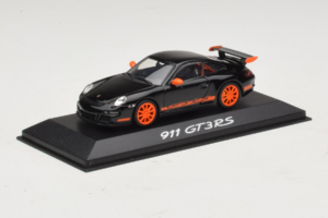 Porsche 911 997 GT3 RS Musta Oranssi Minichamps 1:43 WAP02012817 Metalli — kuva 2 / 4