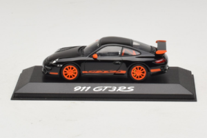 Porsche 911 997 GT3 RS Musta Oranssi Minichamps 1:43 WAP02012817 Metalli