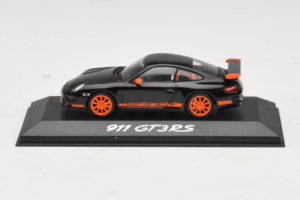 Porsche 911 997 GT3 RS Musta Oranssi Minichamps 1:43 WAP02012817-R1 Metalli