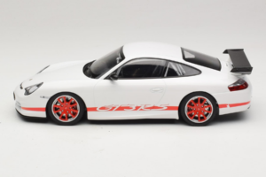 Porsche 911 996 GT3 RS Valkoinen Punainen Raita Minichamps 1:18 155062020 Metalli — kuva 3 / 6