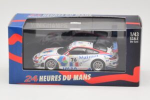 Porsche 911 997 GT3 RSR #76 IMSA Performance Matmut R. Narac / R. Lietz / P. Long 24 Hours of Le Mans 2008 Minichamps 1:43 40 — kuva 4 / 4