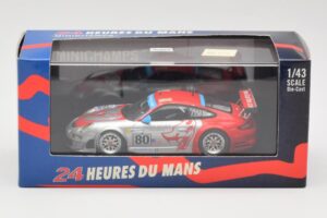 Porsche 911 997 GT3 RSR #80 Flying Lizard J. Van Overbeek / J. Bergmeister / S. Neiman 24 Hours of Le Mans 2008 Minichamps 1: — kuva 4 / 4