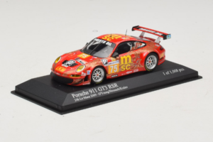 Porsche 911 997 GT3 RSR #75 O. Young / P. Hesnault 24 Hours of Le Mans 2009 Minichamps 1:43 400096975 Metalli — kuva 2 / 4