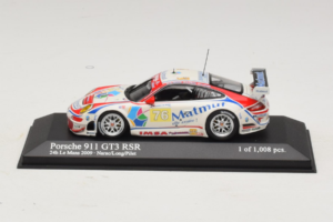 Porsche 911 997 GT3 RSR #76 R. Narac / P. Long / P. Pilet 24 Hours of Le Mans 2009 Minichamps 1:43 400096976 Metalli