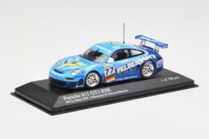 Porsche 911 997 GT3 RSR #77 Felbermayr-Proton Davidson / Henzler 24 Hours of Le Mans 2008 Minichamps 1:43 400087877 Metalli — kuva 2 / 4