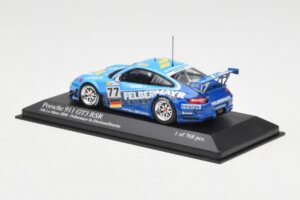 Porsche 911 997 GT3 RSR #77 Felbermayr-Proton Davidson / Henzler 24 Hours of Le Mans 2008 Minichamps 1:43 400087877 Metalli — kuva 3 / 4