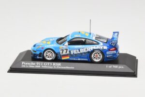 Porsche 911 997 GT3 RSR #77 Felbermayr-Proton Davidson / Henzler 24 Hours of Le Mans 2008 Minichamps 1:43 400087877 Metalli