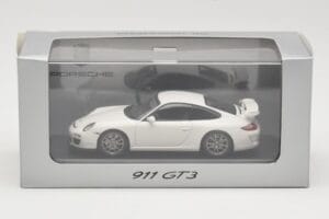 Porsche 911 997 GT3 Valkoinen Minichamps 1:43 WAP0202080C Metalli — kuva 4 / 4