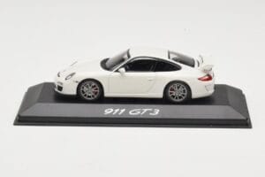 Porsche 911 997 GT3 Valkoinen Minichamps 1:43 WAP0202080C Metalli