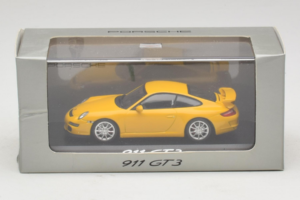 Porsche 911 997 GT3 Keltainen Minichamps 1:43 WAP02012116 Metalli — kuva 4 / 4