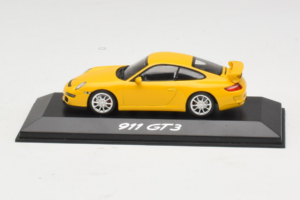 Porsche 911 997 GT3 Keltainen Minichamps 1:43 WAP02012116 Metalli