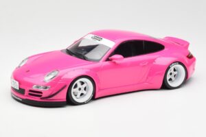 Porsche 911 997 RWB Vaaleanpunainen IXO 1:18 18CMC167 Metalli