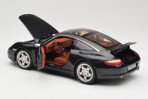 Porsche 911 997 Targa Musta Norev 1:18 187506 Metalli — kuva 5 / 8