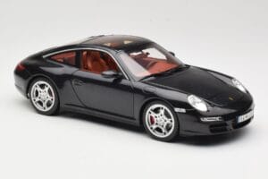 Porsche 911 997 Targa Musta Norev 1:18 187506 Metalli — kuva 6 / 8