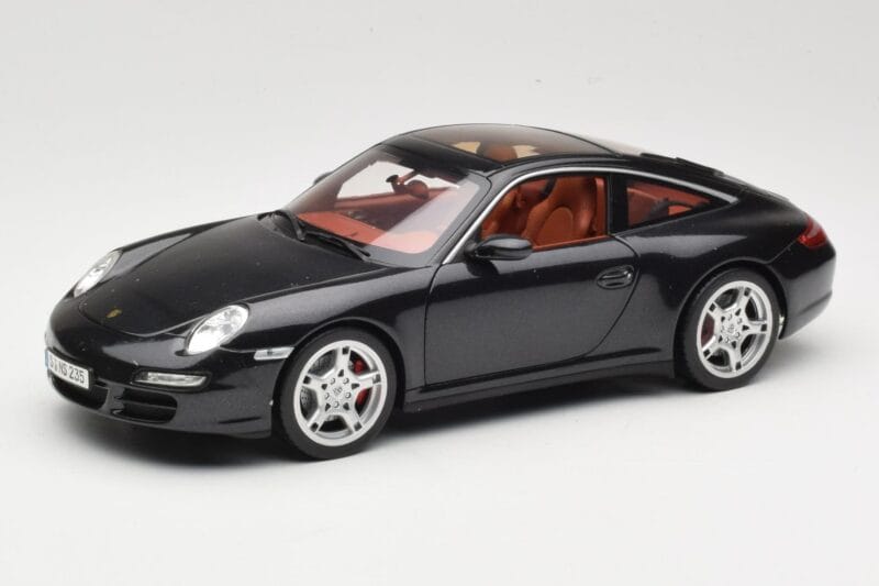 Porsche 911 997 Targa Musta Norev 1:18 187506 Metalli
