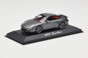 Porsche 911 997 Turbo Anthracite Grey Minichamps 1:43 WAP0200010A Metalli — kuva 2 / 4