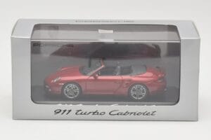 Porsche 911 997 Turbo Avoauto Punainen Minichamps 1:43 WAP0200130A Metalli — kuva 4 / 4