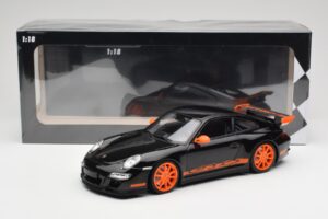 Porsche 911 997.1 GT3 RS Musta Minichamps 1:18 155062121 Metalli — kuva 6 / 6