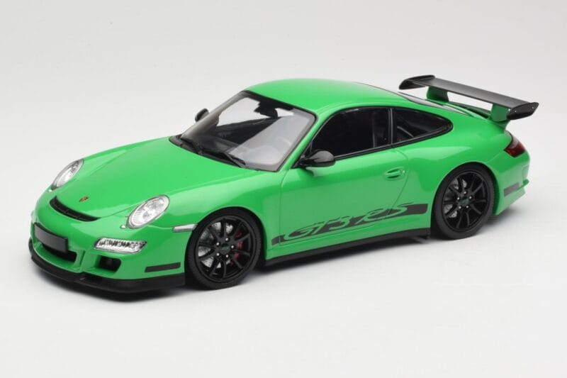 Porsche 911 997.1 GT3 RS Vihreä Minichamps 1:18 155062124 Metalli